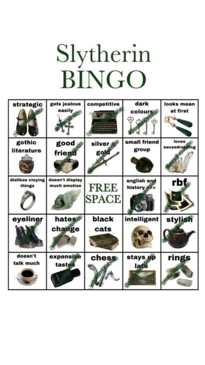 severuslupins's tweet photo. House bingo! Guess which house i am(stole it from oomf) https://t.co/jRUBwHU8mu