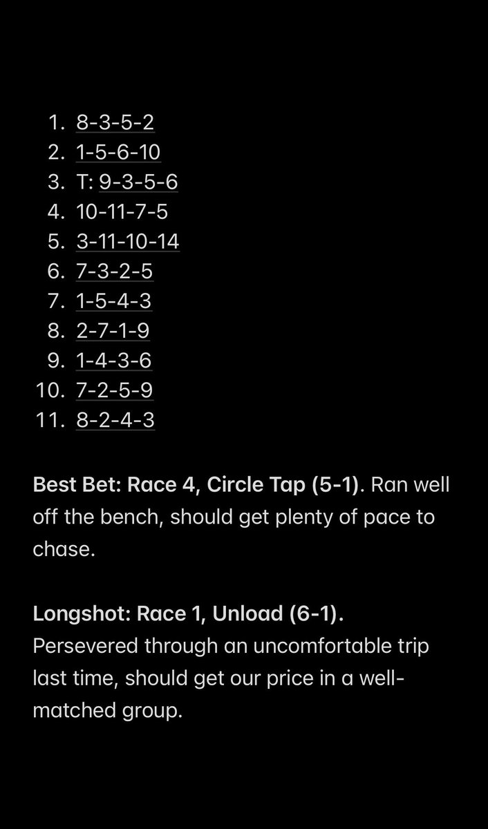BeardedHandicpr's tweet photo. Fantastic 11-race card for your Saturday @ChurchillDowns including the Pocahontas, Iroquois, and Locust Grove stakes. Good luck! https://t.co/ytKCfcEgGP