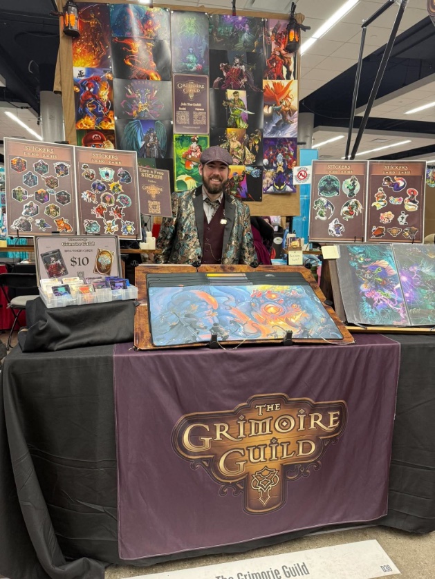 JacobGrimoire's tweet photo. Day @galaxycondesmoines! Come to Booth D30 @grimoireguildtm for all your fantasy needs! @eventenyteam https://t.co/r9NQ2lPcIc