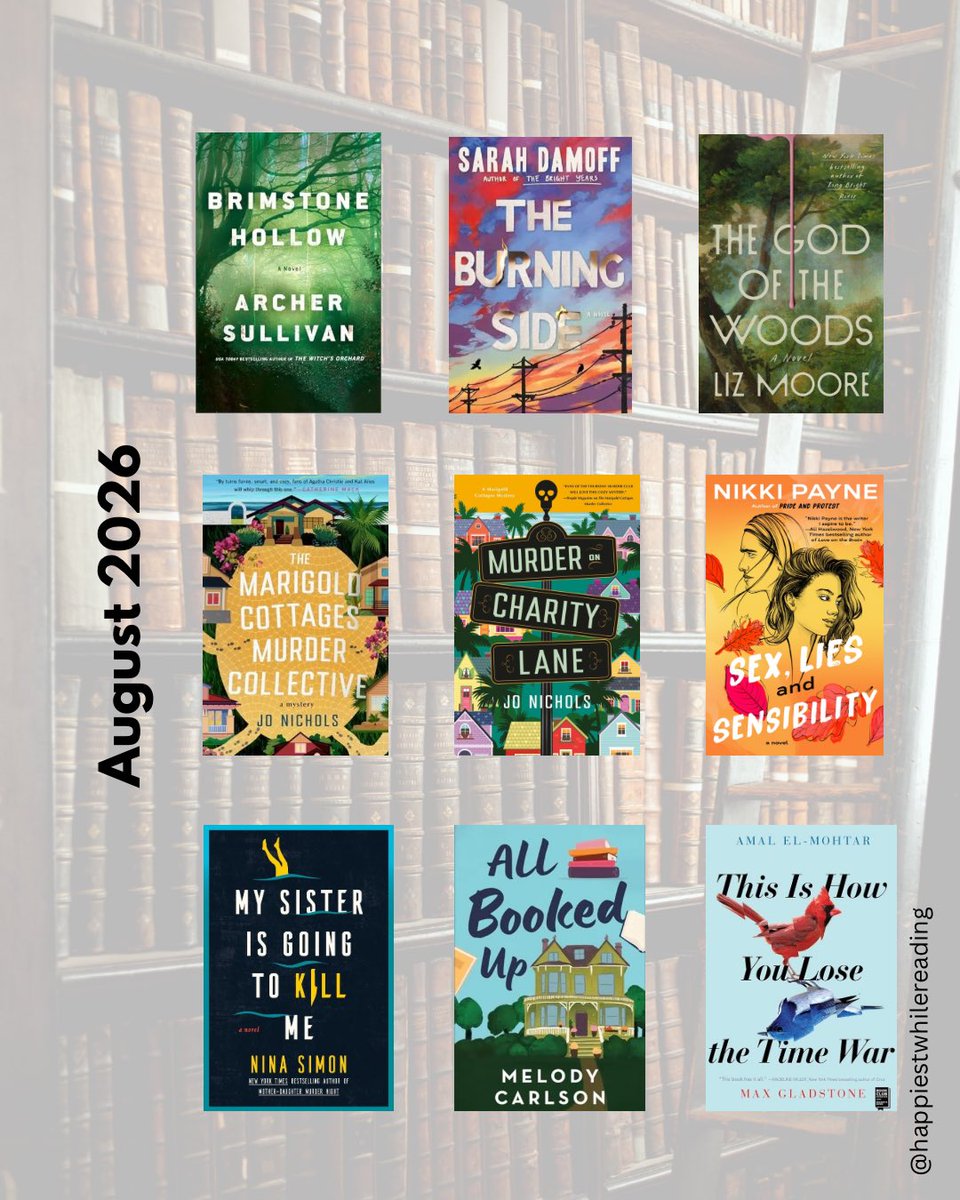 HappyReading24's tweet photo. August Reading Recap
I guess I read 9 books a month now. More thoughts here: https://t.co/7lPylQnXXv
#ReadingRecap #ReadingRoundup #August2026Reading https://t.co/pmfFWEA1vn