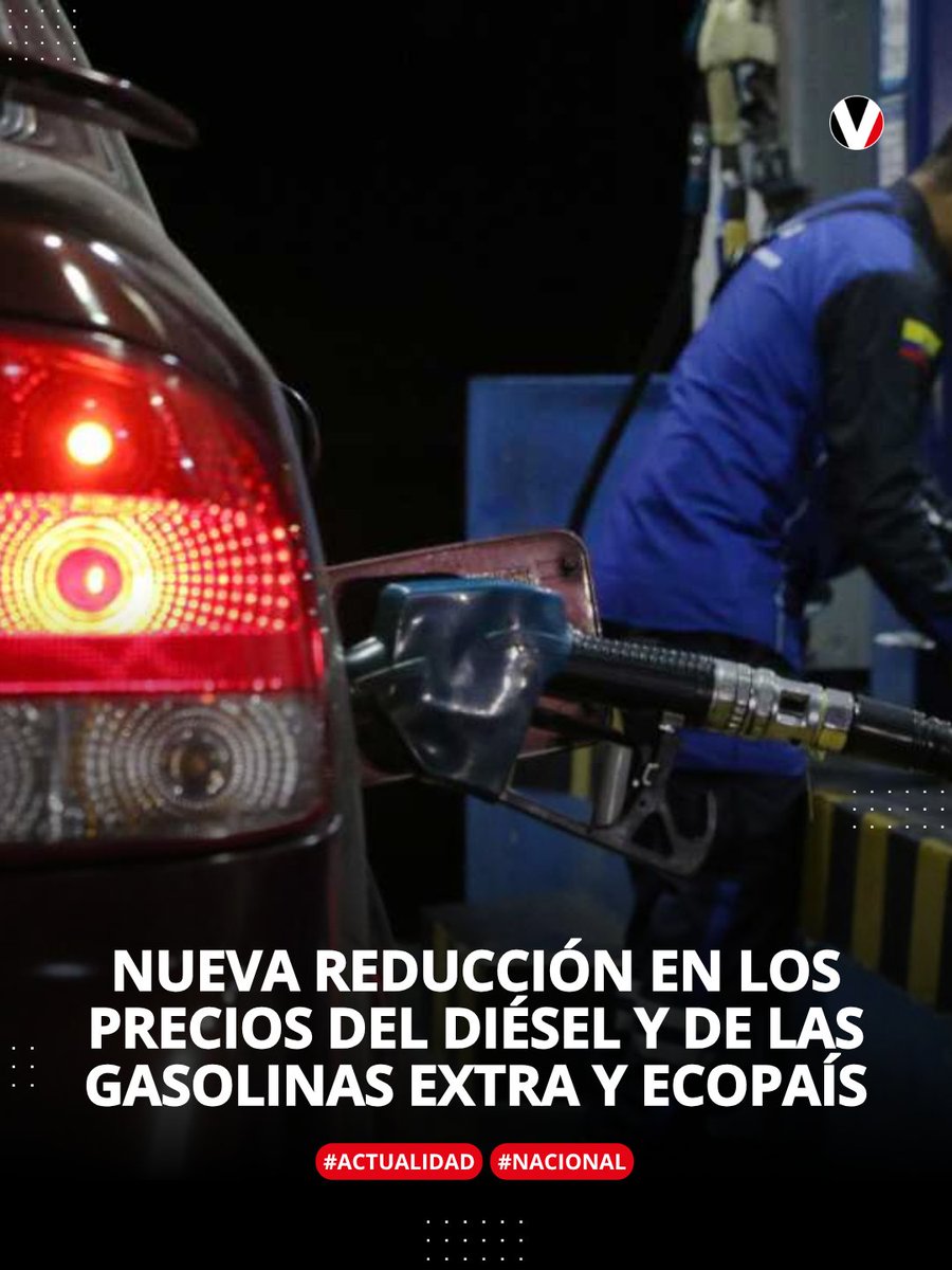 revistavistazo's tweet photo. Los precios del diésel y de las gasolinas extra y ecopaís continuarán bajando hasta el mes de diciembre, anunció el Ministerio de Ambiente y Energía. ¿Cuáles son los valores que rigen desde hoy 12 de septiembre? ▶️ https://t.co/n1oJVOLmqN https://t.co/F4t54eRHpP