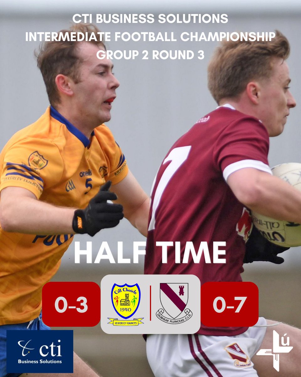 louthgaa's tweet photo. CTI Business Solutions IFC G2 R3 

Half Time

Kilkerley Emmets 0-3 (3)
Oliver Plunketts 0-7 (7)

Oliver Plunketts lead by 4

📸 | Ciaran Culligan

#LúClubChamps26 https://t.co/V5gvZoLlSO