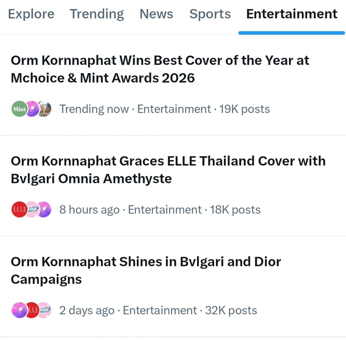 4Ormments's tweet photo. "2 posts"?? Nah...We don't even need you ..😌

ORM BVLGARI MINT AWARDS26
#CongratsBestCoverOrmKorn
#OrmKornnaphat #ออมกรณ์นภัส
#MintAwards2026 https://t.co/eRTzaJzgoY