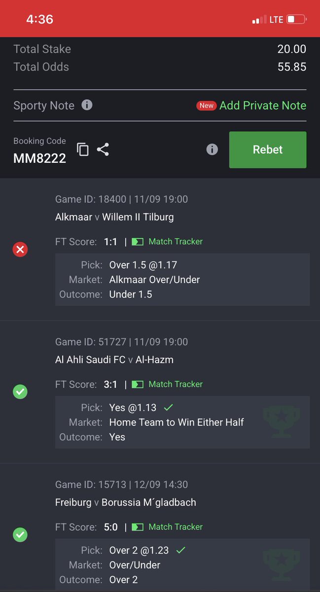 JmetroO's tweet photo. @SportyBet Correct this game now🙄 how is that under 1.5 https://t.co/z3J3TOCzxf