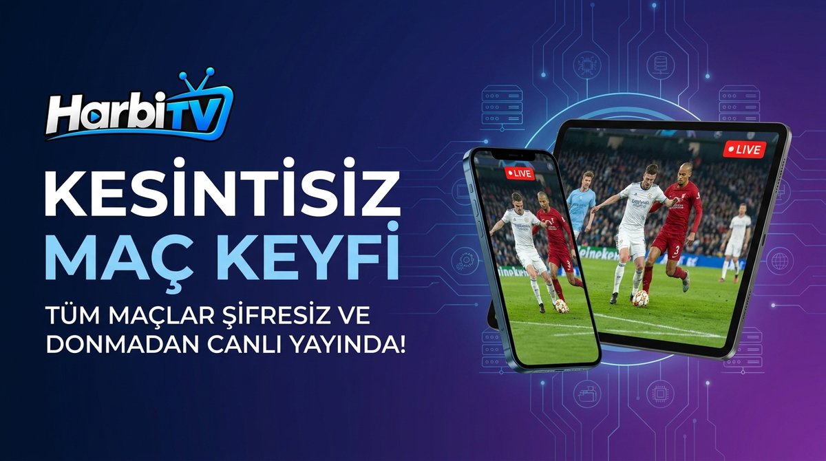 denemelink's tweet photo. 🔥 Maç izlerken yayın takılmasına son! Tüm karşılaşmaları yüksek kalitede ve tamamen ücretsiz izlemek için HarbiTV'ye davetlisin. 

Hemen giriş yap:
https://t.co/Fcok8sZ16K 📺✨

#MaçKeyfi #Spor #Canlıİzle #FutbolCanlı https://t.co/urYmdJ8QLk