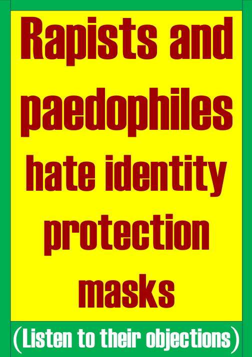 HapsLincoln's tweet photo. Now they will stop me wearing my mask that protects me from the paedophiles and their friends. https://t.co/FlZUBWx6cj