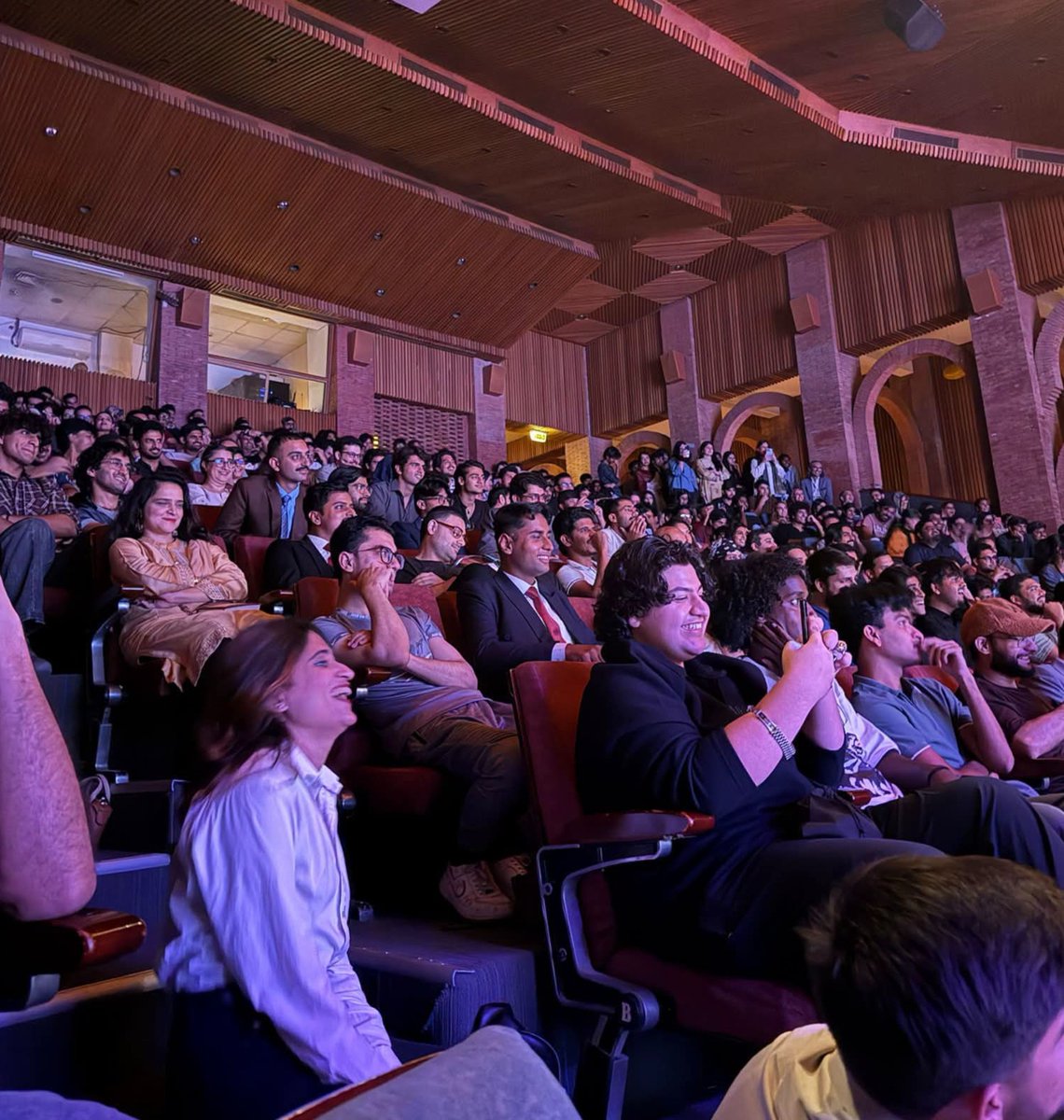EUPakistan's tweet photo. It’s time to grab the popcorn and binge-watch some incredible stories!

The 5th European Film Festival kicked off today at PNCA Islamabad, bringing Europe to the big screen with a mix of cinema, comedy and immersive experiences! https://t.co/2XpJwj4KMg