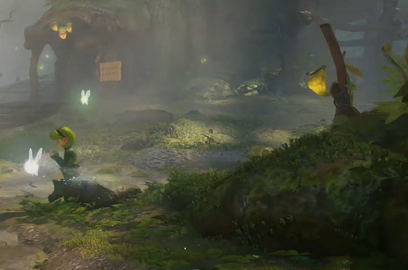 PaintedSkyloft's tweet photo. THE OCARINA OF TIME REMAKES LIL GLOW PLANTS ARE UPRIGHT BUT IN TEARS OF THE KINGDOM THEY'RE BENT OVER! MAYBE FROM AGE? MY HEART I CAN'T 🥹 https://t.co/MOZuWNbQ15