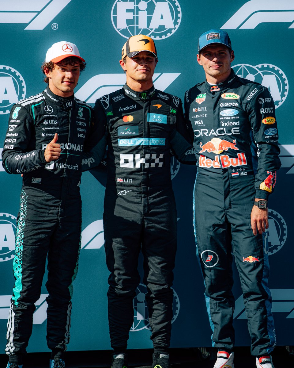 F1's tweet photo. Norris. Antonelli. Verstappen ✨

That's Quali in Madrid 😎

#F1 #SpanishGP https://t.co/JJHLWXFPdA