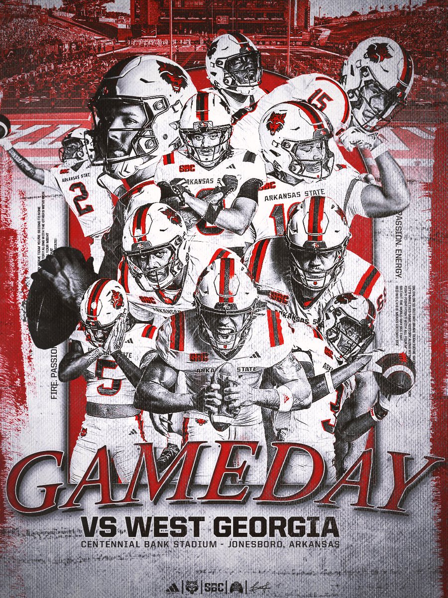 AStateFB's tweet photo. Red Wolf Nation It’s Gameday‼️

#WolvesUp🐺 X #FPE https://t.co/pOqzgyTejn