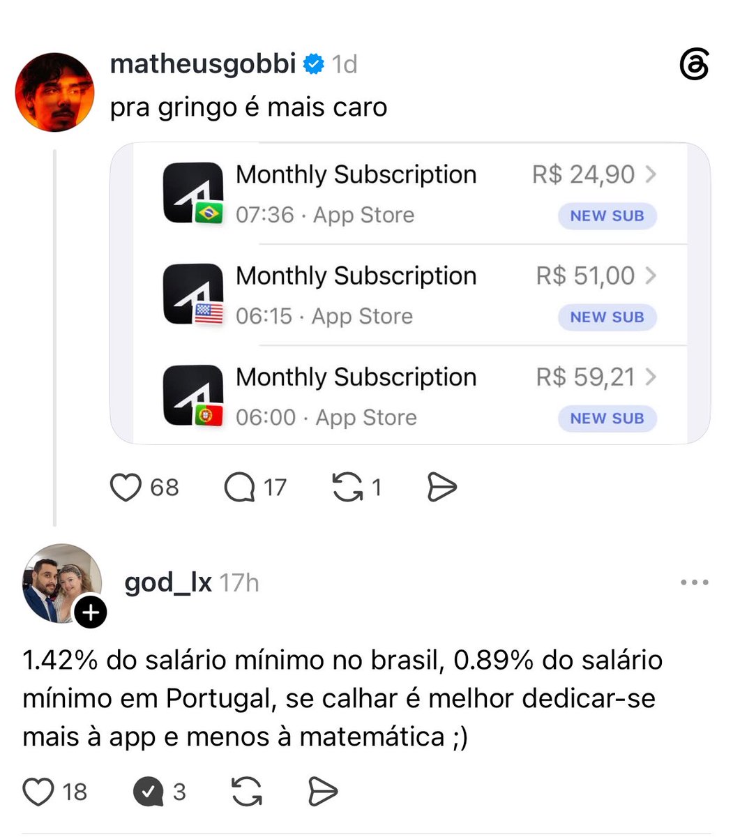 matheusgobbidev's tweet photo. As piadas de português são todas reais https://t.co/HG6mycinoO