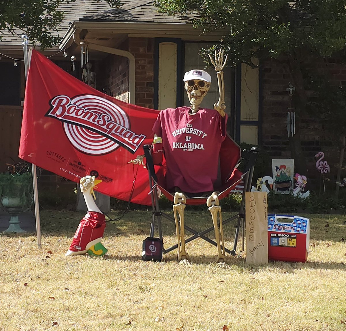 donnie_munson's tweet photo. @GeorgeStoia 
Otis is ready for game day! https://t.co/FROZ8CAfTp