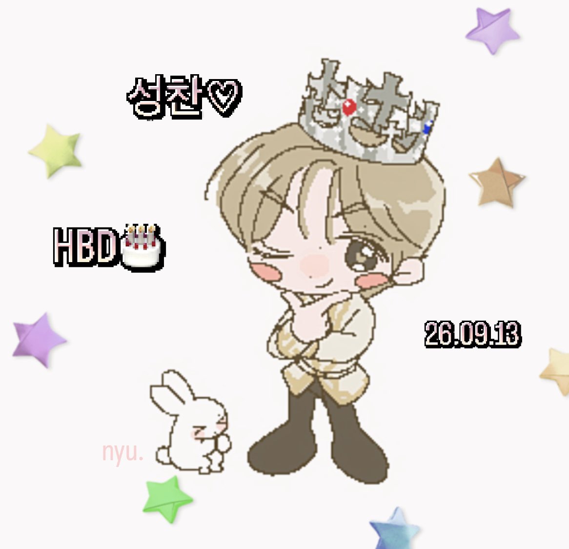 nyu01z's tweet photo. ♡♡♡👑🦌🐰🐶♡♡♡
#나는사실성찬생일을정말축하해
#25BloomWithSungchan https://t.co/QpBXMbg6Gd