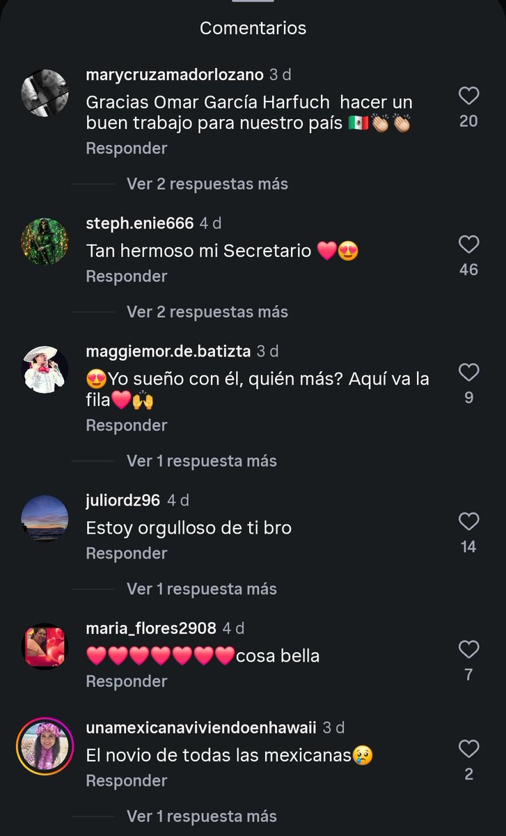 MarkDeReborn11's tweet photo. Vea nada más los comentarios que le hacen las mujeres a Harfuch. Por cierto, el 95% de los comentarios son de mujeres, el otro 5% son mentadas de madre de hombres. Insisto, las mujeres votan con la vagina, y ahora las pruebas me remito. https://t.co/SwTq2v5Lh1
