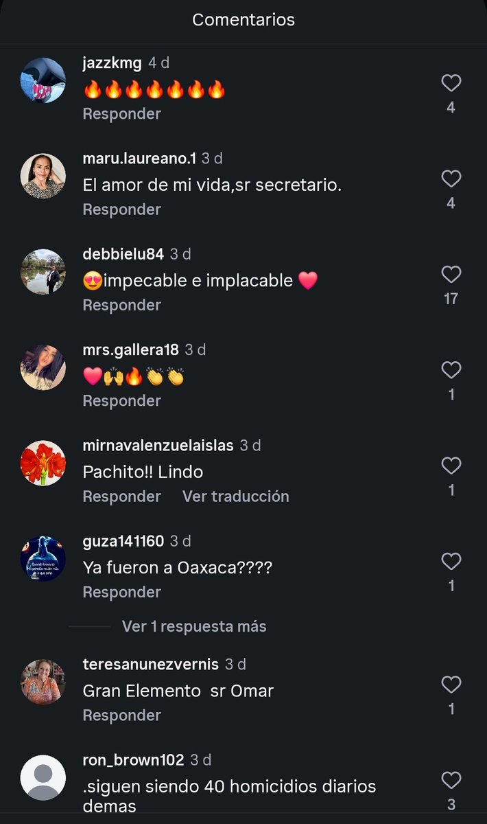 MarkDeReborn11's tweet photo. Vea nada más los comentarios que le hacen las mujeres a Harfuch. Por cierto, el 95% de los comentarios son de mujeres, el otro 5% son mentadas de madre de hombres. Insisto, las mujeres votan con la vagina, y ahora las pruebas me remito. https://t.co/SwTq2v5Lh1
