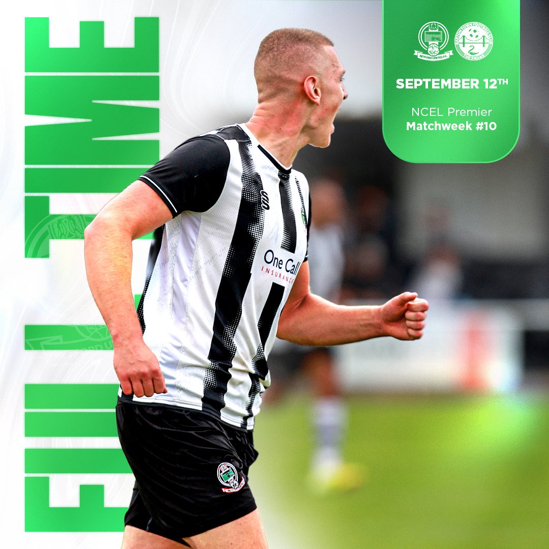 RetfordUnited's tweet photo. FT: Retford United 4-3 Barton Town. WHAT A WIN! From three behind to four up! Some real character shown today. 

#UTB 🖤 https://t.co/DRuu7Qatw8
