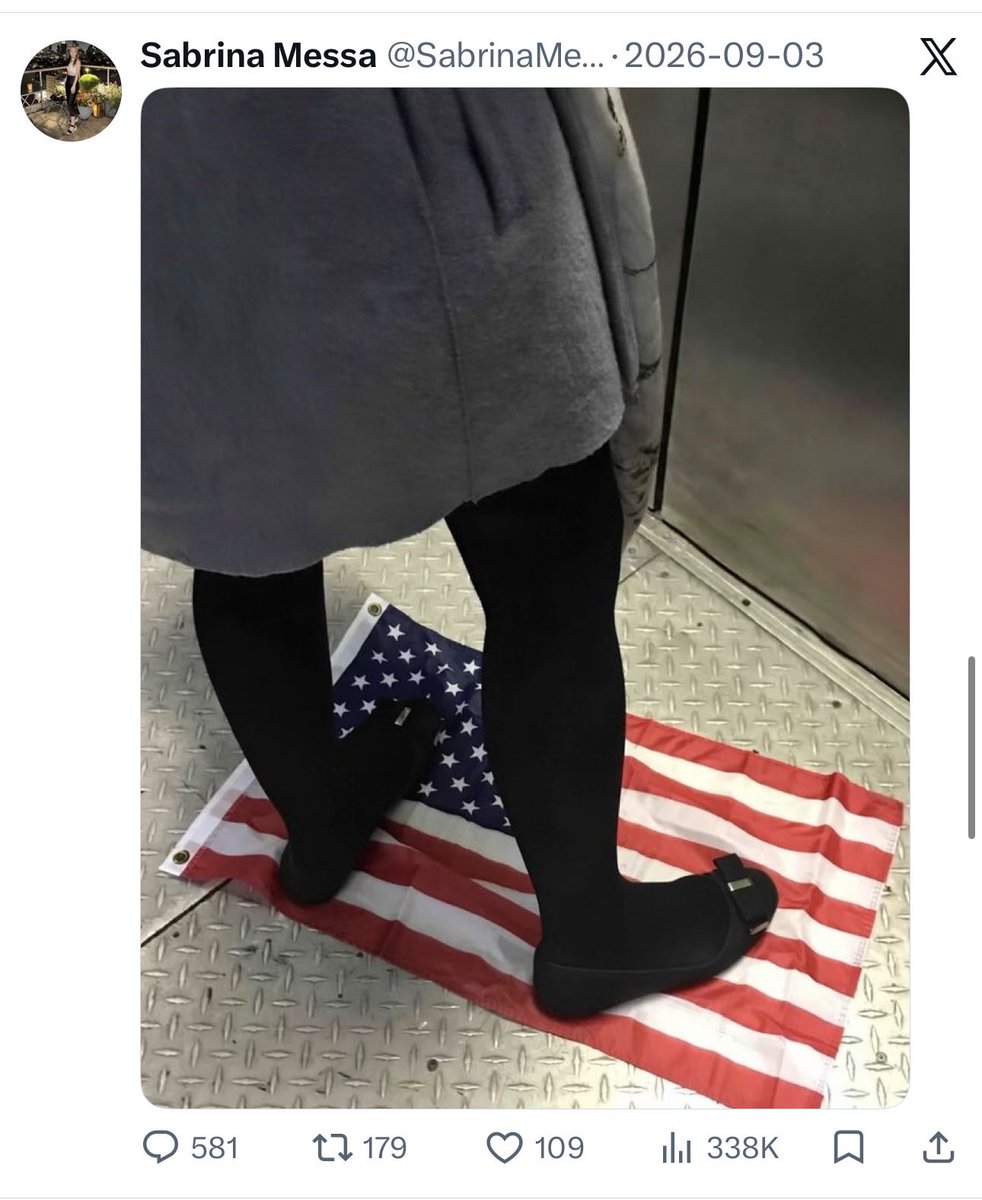 CypherMaverick's tweet photo. @SabrinaMessa95 You're getting what you deserve!!
@grok look at this fake apology!! 

@ICEgov we will make sure you get deported Sabrina! https://t.co/Chu69OOia0