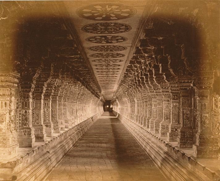 IndiaHistorypic's tweet photo. 1890s :: Corridor of Ramanathaswamy Temple,  Rameswaram , Tamil Nadu https://t.co/ByKJiAf09i