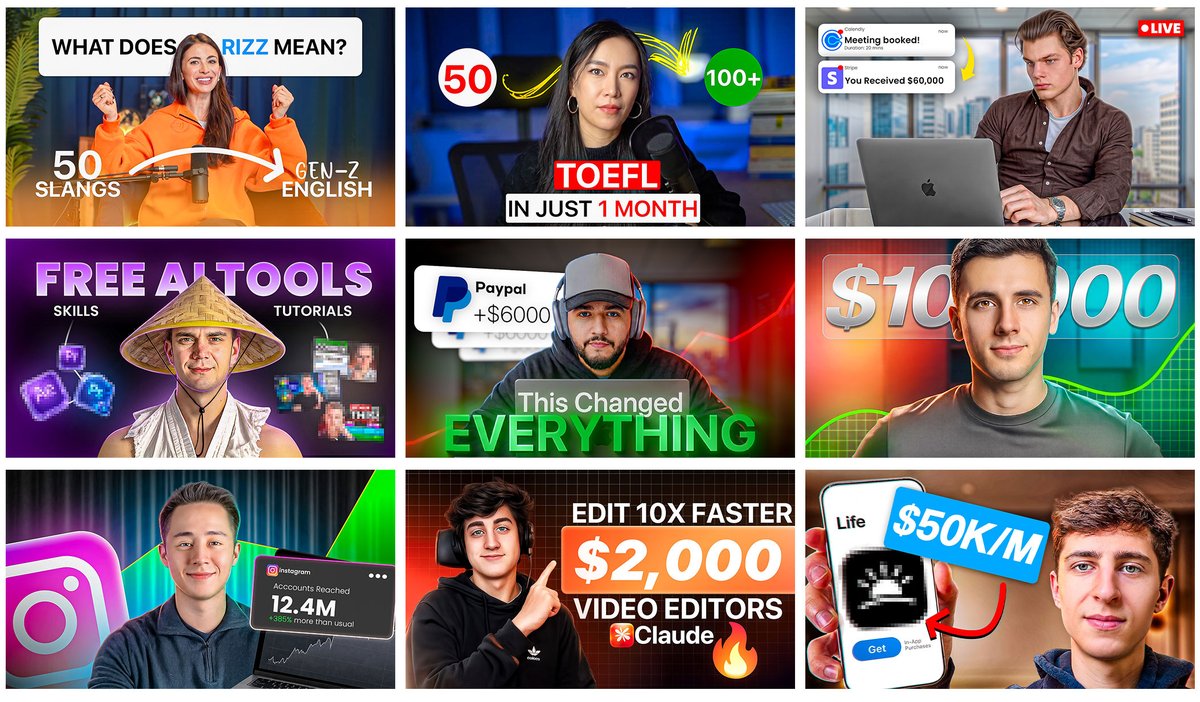 Ashdesignes's tweet photo. Thumbnails batch🚀

Which one is your favorite? 🎨
Drop your thoughts on these thumbnails below!

#thumbnail #youtube #thumbnails #photoshop #creator #contentcreator https://t.co/tjp6PHGA2B