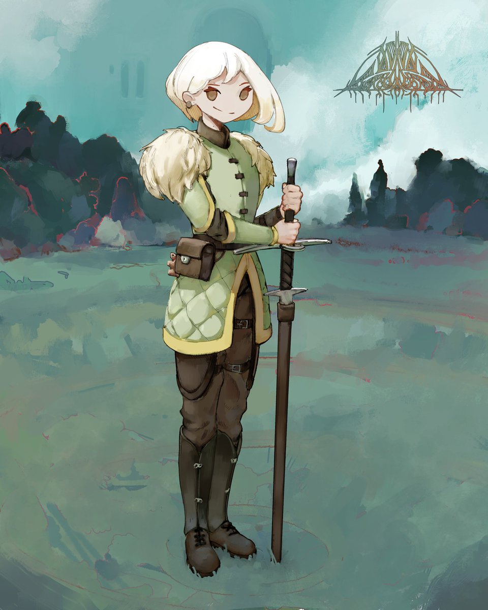 wmute_'s tweet photo. A girl and her zweihander https://t.co/EqZQhBX631