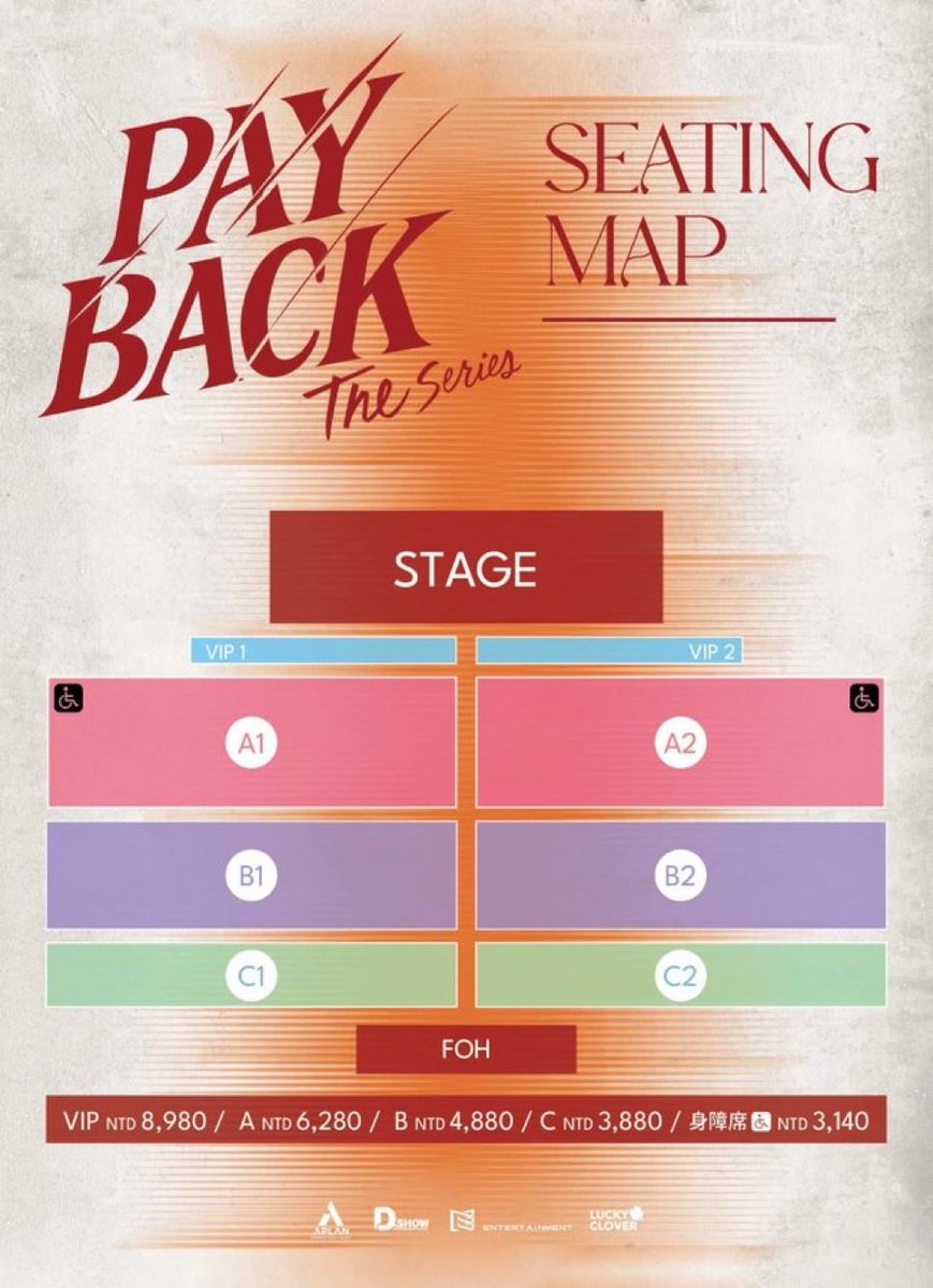 TicketingN's tweet photo. WTS
PAYBACK Fan Meeting in Taipei📍

— tickets available 
VIP1
A1

Seated together 
interfans pls dm for info
DM📥
#MINLEEthanakorn
#TOPTAPjarukit
#TOPTAPMINLEE https://t.co/0Z0yd05O9B