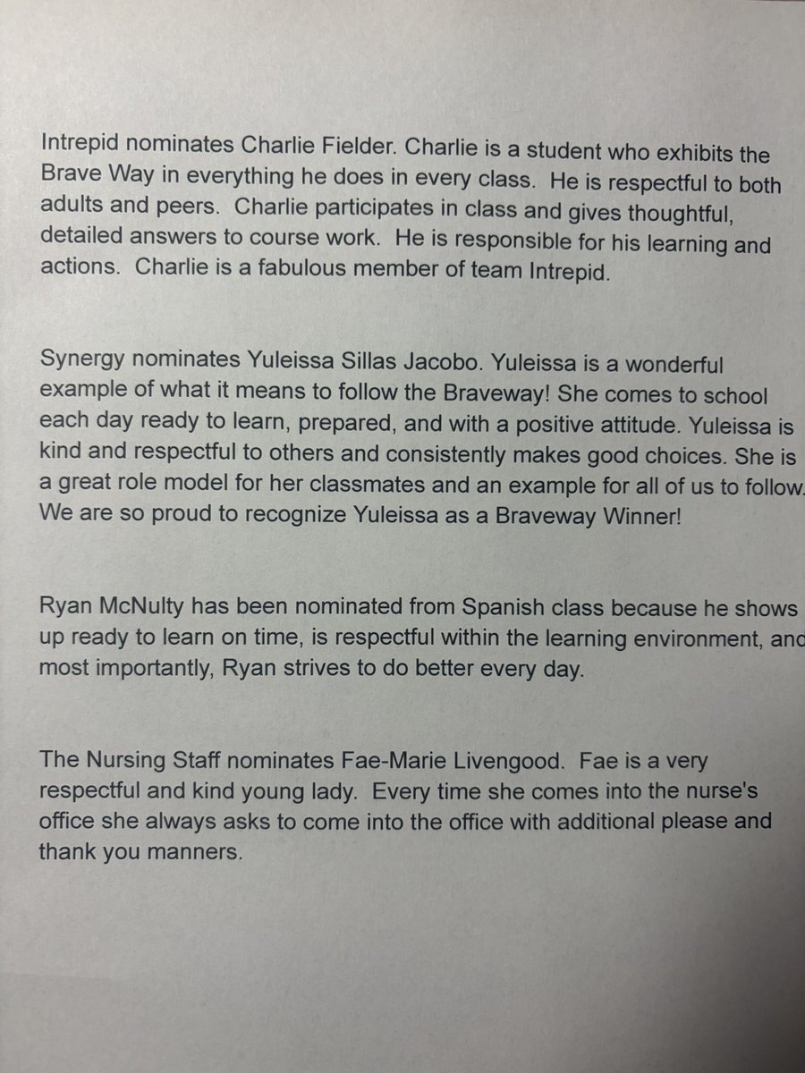 missionbraves's tweet photo. #BraveWay award winners.
#BeBrave #BeInvolved https://t.co/cbl1ReHOZC