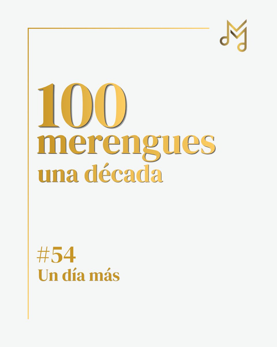 MaximoJimenezRD's tweet photo. La selección #54 de los 100 Merengues esenciales de los 80 es «Un día más», obra de Ramón Orlando Valoy con la voz de Feni Ortiz y la Orquesta Internacional. Del álbum Weo! (1986), un clásico del género.

🎤 ¿Qué recuerdos te trae este clásico? Cuéntanos 👇 https://t.co/DXO86UspbF