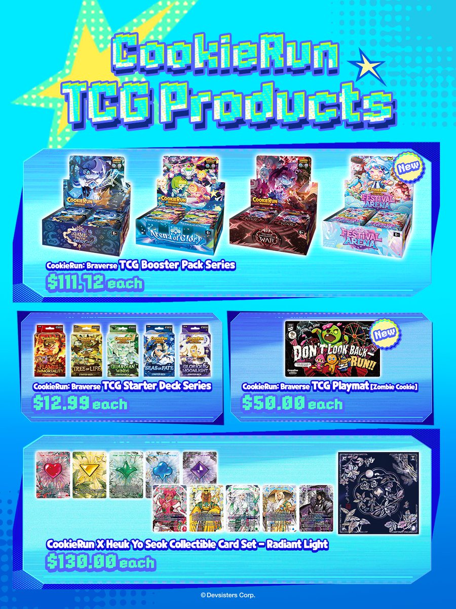 CRKingdomEN's tweet photo. There's plenty to check out at the #CookieRun booth so make sure you stop by! 🤩
🗽 #NYCC pre-launch items
💥 New #CookieRunBraverseTCG products
🪙 $5 Lucky Draw
🃏 Meet #ShadowMilkCookie

📍 New York Comic Con 2026
📅 October 8–11, 2026
📌 Javits Center · Booth #1261

· Daily quantities are limited for select items.

#CookieRunKingdom #CookieRunInNY