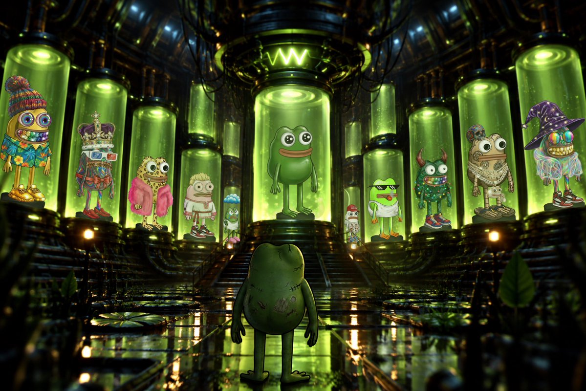 W3BFROG's tweet photo. THE LAB IS NOW OPEN. 🧪

The button has been pushed.

The specimens are waking up.
The swamp is getting crowded.

9,999 W3BFR0Gs are coming.

Enter the lab ↓
https://t.co/nC8I1ANMFe

Mint: September 20
Ethereum // OpenSea

More details coming soon. 🐸 https://t.co/97wLrJ1AoH