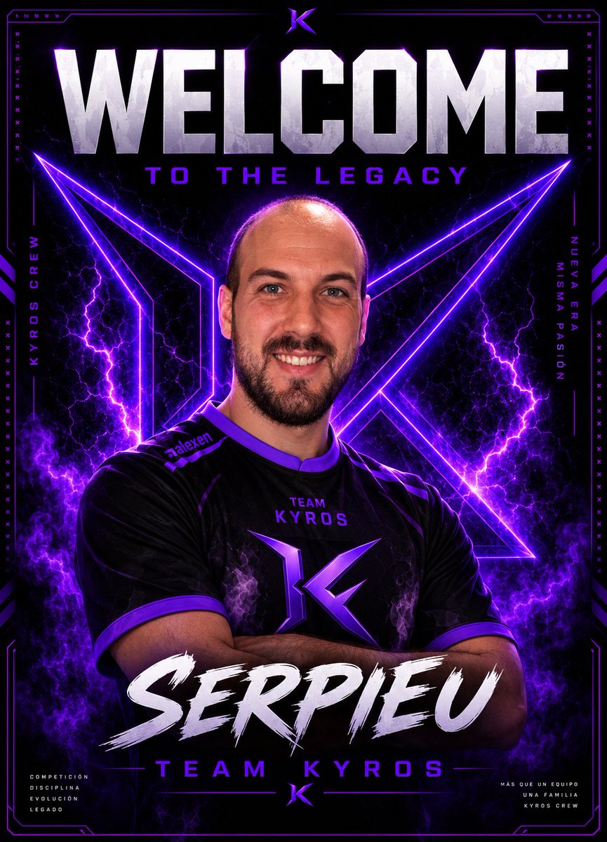 KYROS_ESPORTS's tweet photo. ÉL NO BUSCA EL PROTAGONISMO.
 HACE QUE EL EQUIPO BRILLE. ⚡️
🟣 SERPIEU
 AR SUPPORT

WELCOME TO KYROS.
#KYROS #COD #Esports

@SERPIEU_ https://t.co/s0pVwc5BOd