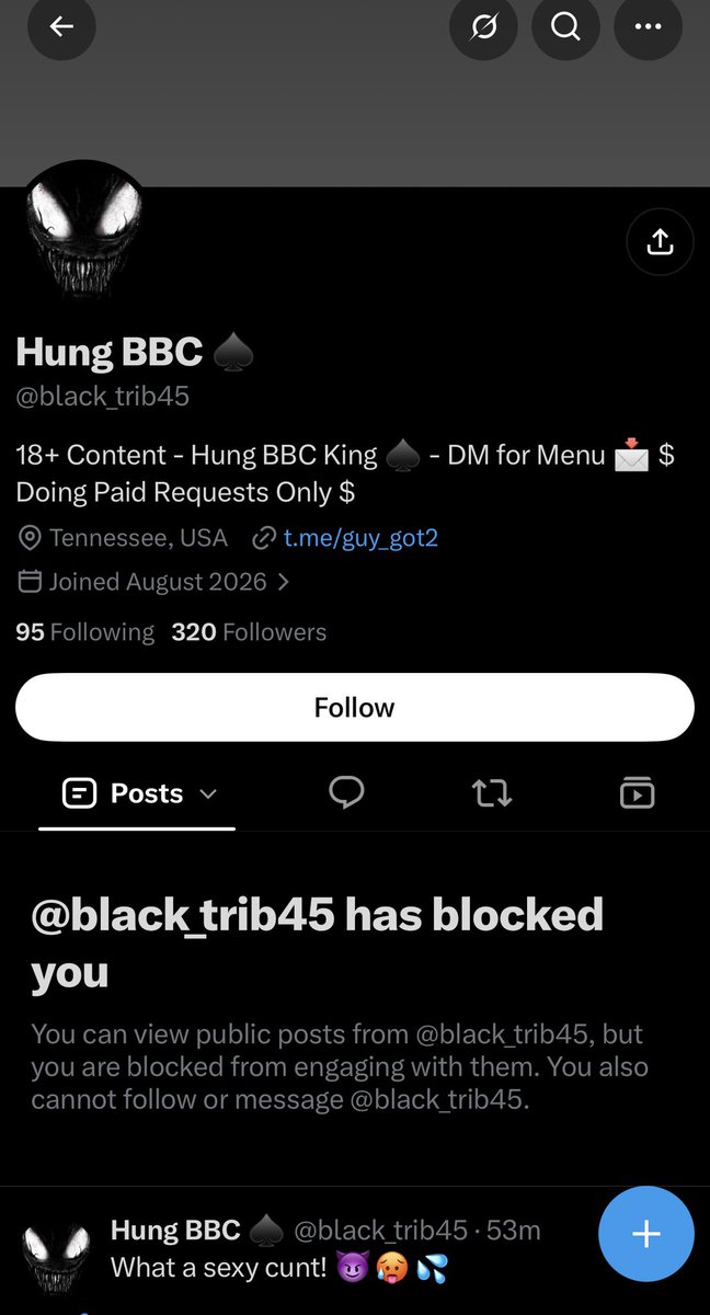 luv2tribbs's tweet photo. @black_trib45 dont fall for this faggot's tribs. He's a scammer https://t.co/ypf02Xajr0