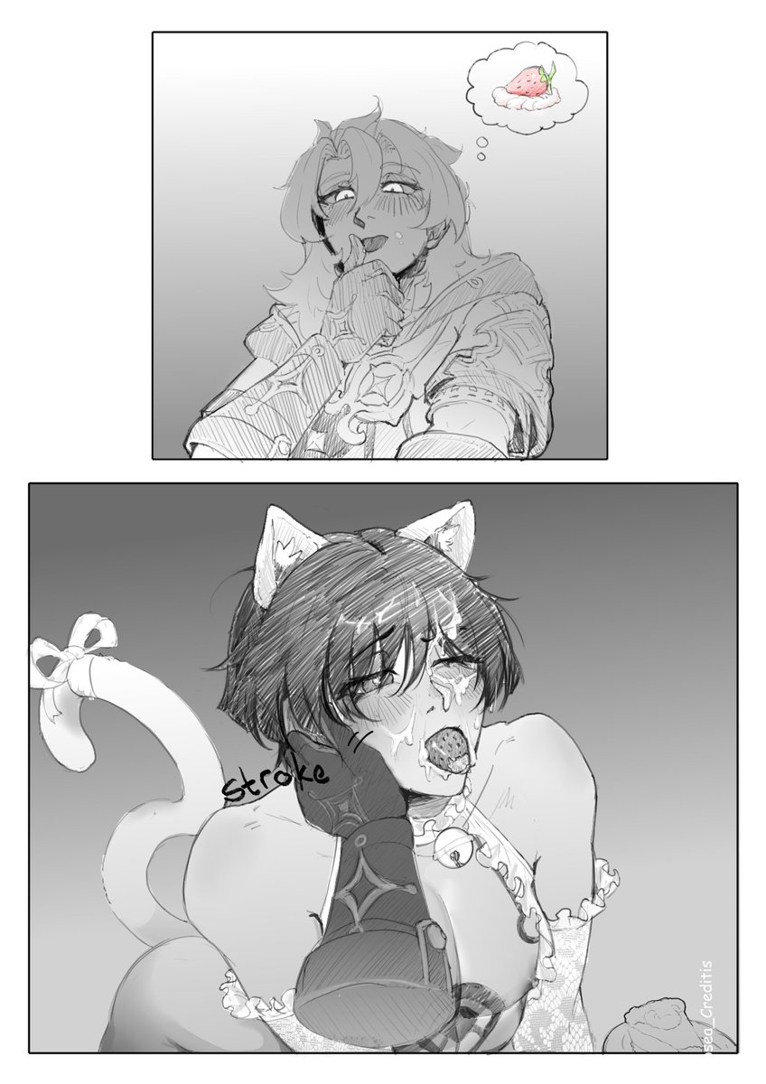 Rosea_Creditis's tweet photo. (Pt.2 nsfw) Surprise gift ❤️🎂
.
.
.
.
.

Little Albescara comic https://t.co/tkuPIo1cF2