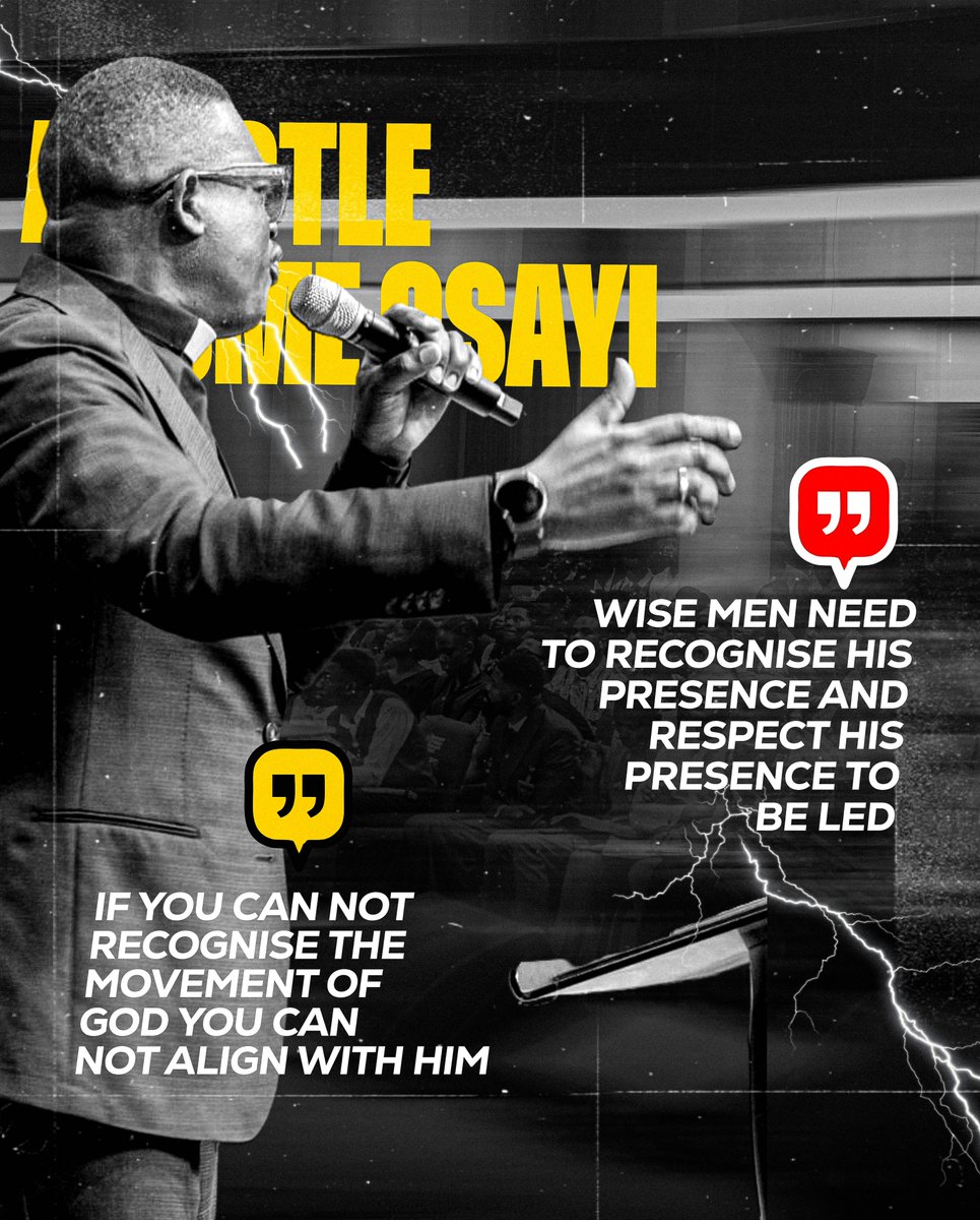 RcnWarri's tweet photo. If you cannot recognise the movements of God, you cannot align with Him.
Apst Arome Osayi
Sermon Excerpt || Day 2 Morning session
#SeptemberConclave #TheSalvationOfTheSoul #RCNWarri #EvangKesienaEsiri #ApostleAromeOsayi #Therefinerydedication https://t.co/8NrRxMgAoo