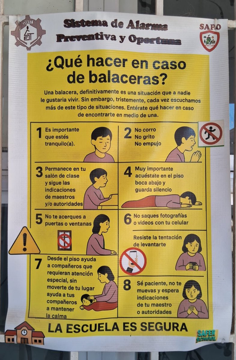 RicardoBSalinas's tweet photo. La impresión y publicación de miles de cartelones como el de la foto en las primarias y secundarias de México son consecuencia directa de haber puesto el país en manos de un criminal corrupto e inepto.

Su infame estrategia de inseguridad “abrazos, no balazos” no pacificó a México. Fortaleció a sus amigos y fuente de financiamiento, el crimen organizado y dejó a millones de mexicanos (incluidos nuestros niños) a merced de criminales.

Mientras, el gobierno nos cobra cada vez más impuestos, pero es cada vez menos capaz de cumplir con su obligación más elemental: garantizarnos la seguridad.

¿De verdad tenemos que resignarnos a pagar más y más mientras normalizamos que nuestros niños crezcan rodeados de violencia?

¡No chinguen!