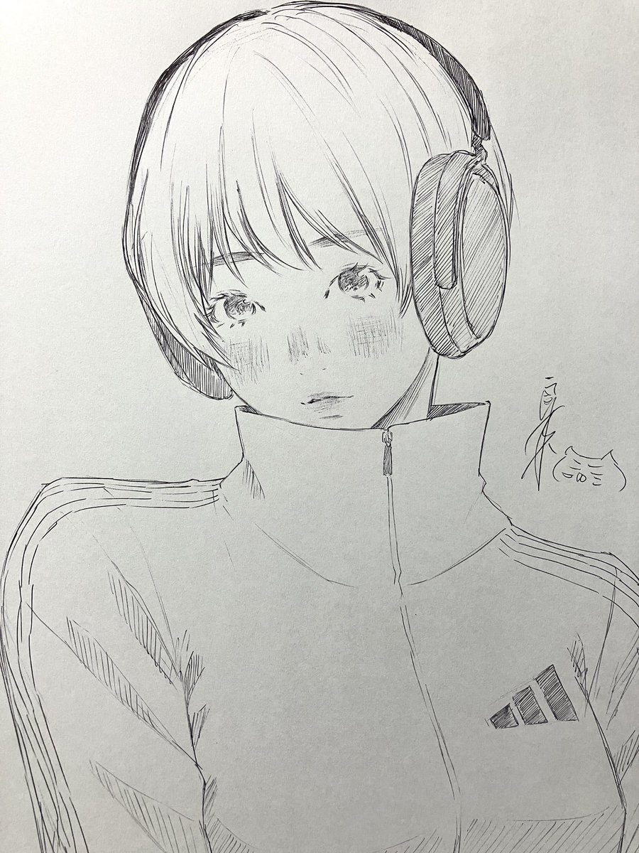 yoshimizm's tweet photo. 🎧

朝のラクガキvol664 https://t.co/RLvXQjYM8k
