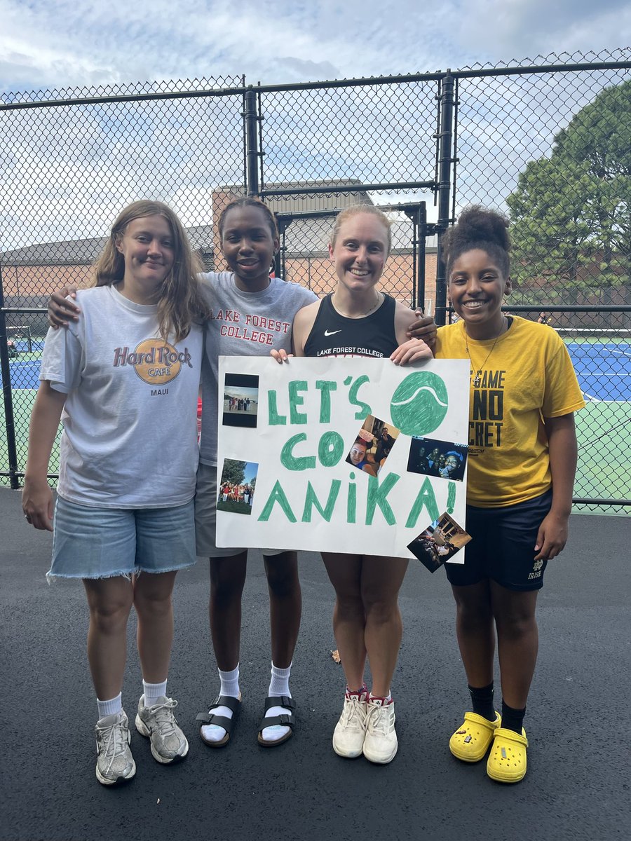 LFC__wbb's tweet photo. Teammates supporting teammates: best of luck to Anika this weekend to our dual sport senior! https://t.co/WovKXqj2bX