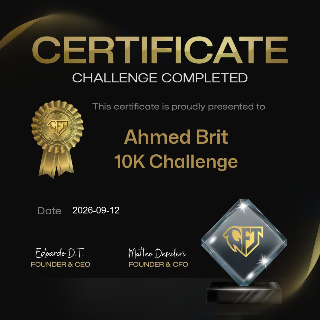 goldnBoyd's tweet photo. @GoatFunded  Today, I’m proud to say that the 10K Challenge has been successfully completed.  It wasn’t always easy. There were moments of pressure, doubt, and uncertainty, but staying disciplined, trusting the plan, and remaining consistent made the difference.  This achievement means more than just passing an account. It’s proof that patience, discipline, and proper execution can turn a challenge into a result.  Grateful for the journey, proud of the progress, and ready for the next level.  10K Challenge — Passed. 🏆 #10KChallenge #ChallengePassed #TradingJourney #TraderMindset #Discipline #Consistency #RiskManagement #TradingSuccess #PropFirm #KeepGoing