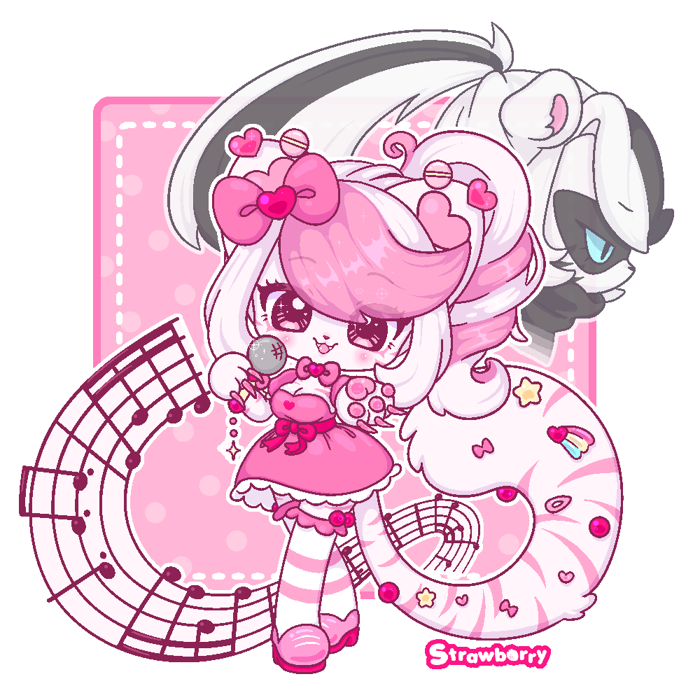 StrawbVT's tweet photo. (// •̯́ ₃ •̯̀) erm... I didn't expect this silly WIP to get this much attention but thank you so much!!

I've been feeling a little down about my art lately, so all the kind comments and sharing means a lot!!!

Here's some of my other work if you wanna stop and stay a while🩷 https://t.co/Q2Ah5fNayO