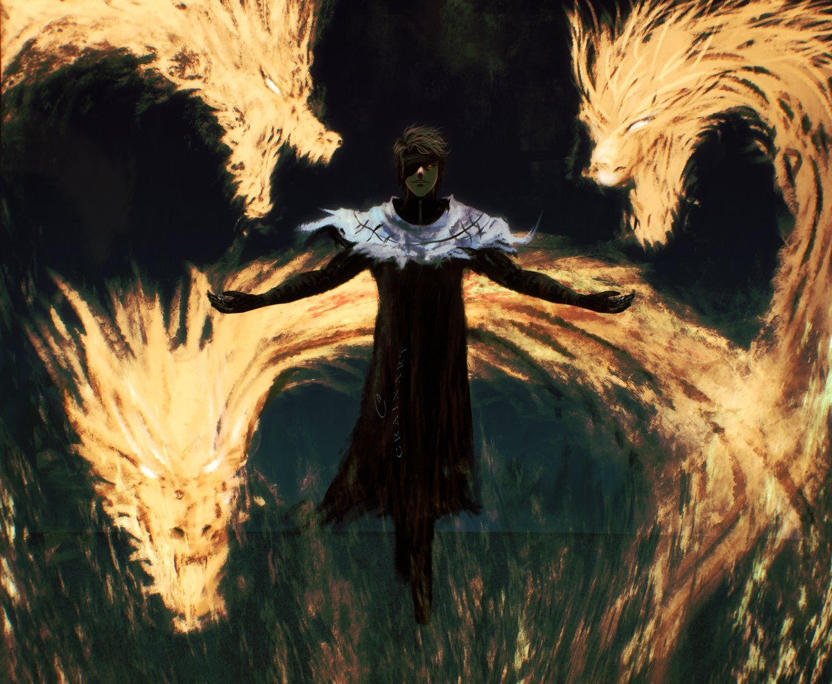 Crain1Art's tweet photo. Aizen https://t.co/oQC4R8GNdG