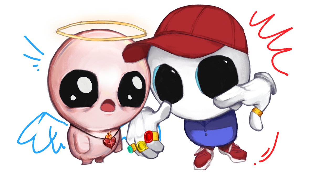 leikanohana's tweet photo. Mellow and The Saac #endacopia #thebindingofisaac https://t.co/8n0OnjCE7W