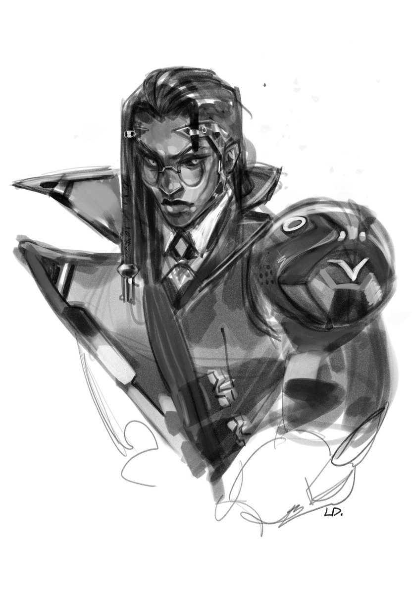 dieshinhoff's tweet photo. Doctrine sketch (process)
I like this design

#overwatch #doctrine #blizzcon https://t.co/mjDY5bwCSD