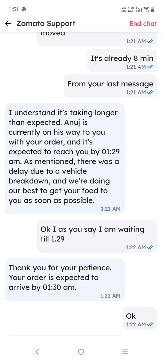 abhithegoel's tweet photo. @deepigoyal Two consecutive Zomato orders, two serious issues, and no meaningful resolution from customer support.

Order 1: The delivery kept getting delayed, with the ETA repeatedly pushed back. Support eventually offered a ₹100 coupon for the inconvenience. But the issue wasn’t about ₹100 — I wanted the order delivered within a reasonable time or an alternative resolution.

Order 2: The food arrived stale and smelling bad. When I raised a food-quality/safety concern, support essentially gave me a standard response saying taste/quality can be affected during transit and that they would share the feedback with the restaurant. No real resolution.

I don't want money or coupons. I want accountability and a resolution.

What concerns me more is that customer support told me they couldn't reassign the delayed order or cancel it, and ultimately “we can't do anything.”

If a customer receives stale food that smells bad, who takes responsibility for the food-safety concern? And if an order is severely delayed, why can't Zomato offer a meaningful resolution beyond a coupon?

@deepigoyal — please look into these two cases and, more importantly, how your customer support is empowered to resolve such issues.