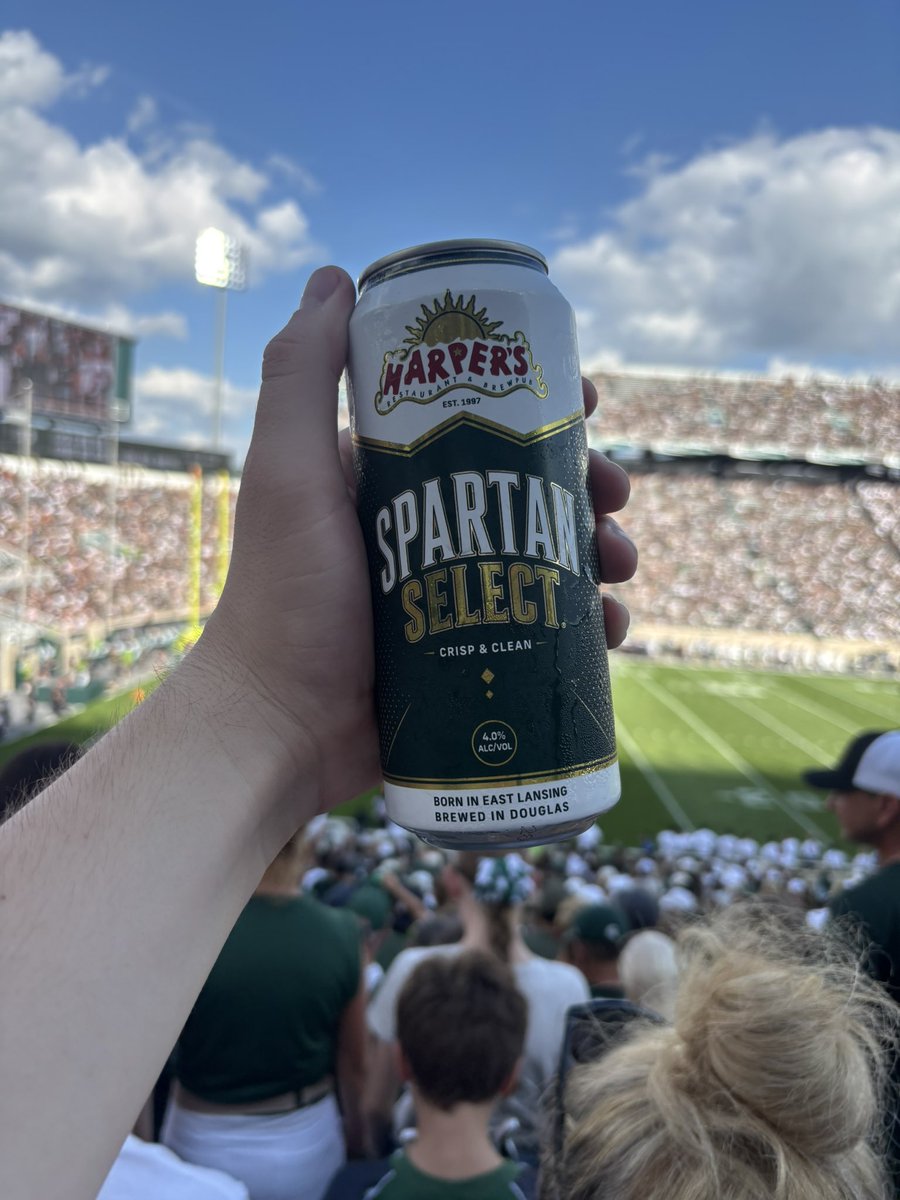 __justjoel__'s tweet photo. i love my spartans, i love harper’s, but this is straight canned cat piss https://t.co/9BVwsDx9Ao