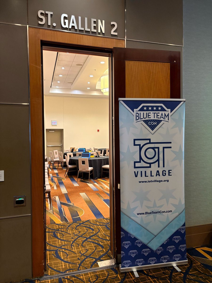 IoTvillage's tweet photo. Just a few hours left for today at #blueteamcon with @JusHackingHQ. Have you stopped by yet?! https://t.co/XSmGSgBrGX