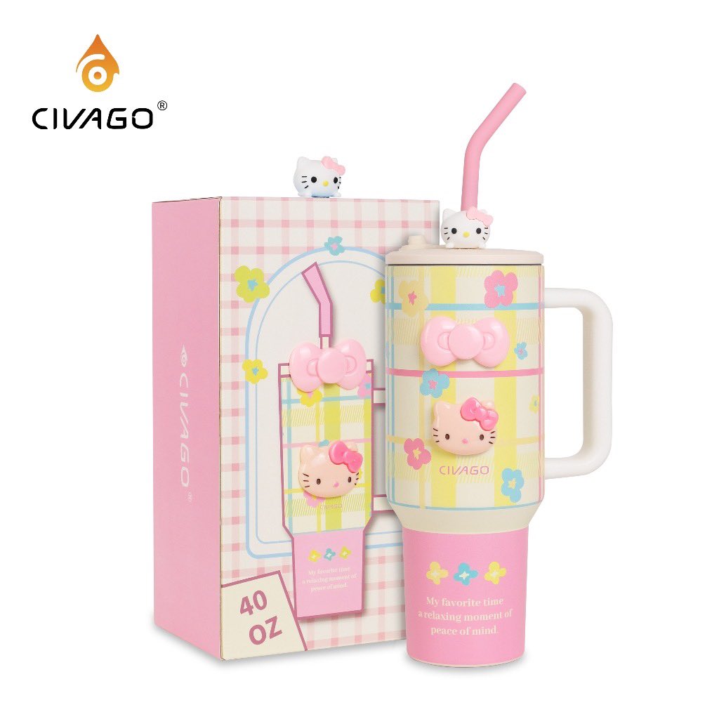 Reaoooooooooo's tweet photo. 🩷🩵🤍 ลองดู CIVAGO（40oz/1200ml）แก้วสแตนเลสเกรดอาหารแบบเก็บความเย็น มีหูหิ้วและหลอด ความจุใหญ่ สำหรับกาแฟเย็น ขวดน้ำ แก้วน้ำแฟชั่น ของขวัญผู้หญิง ในราคา ฿599 ที่ Shopee https://t.co/dXL2MsTSoF https://t.co/64PVpmMbsn