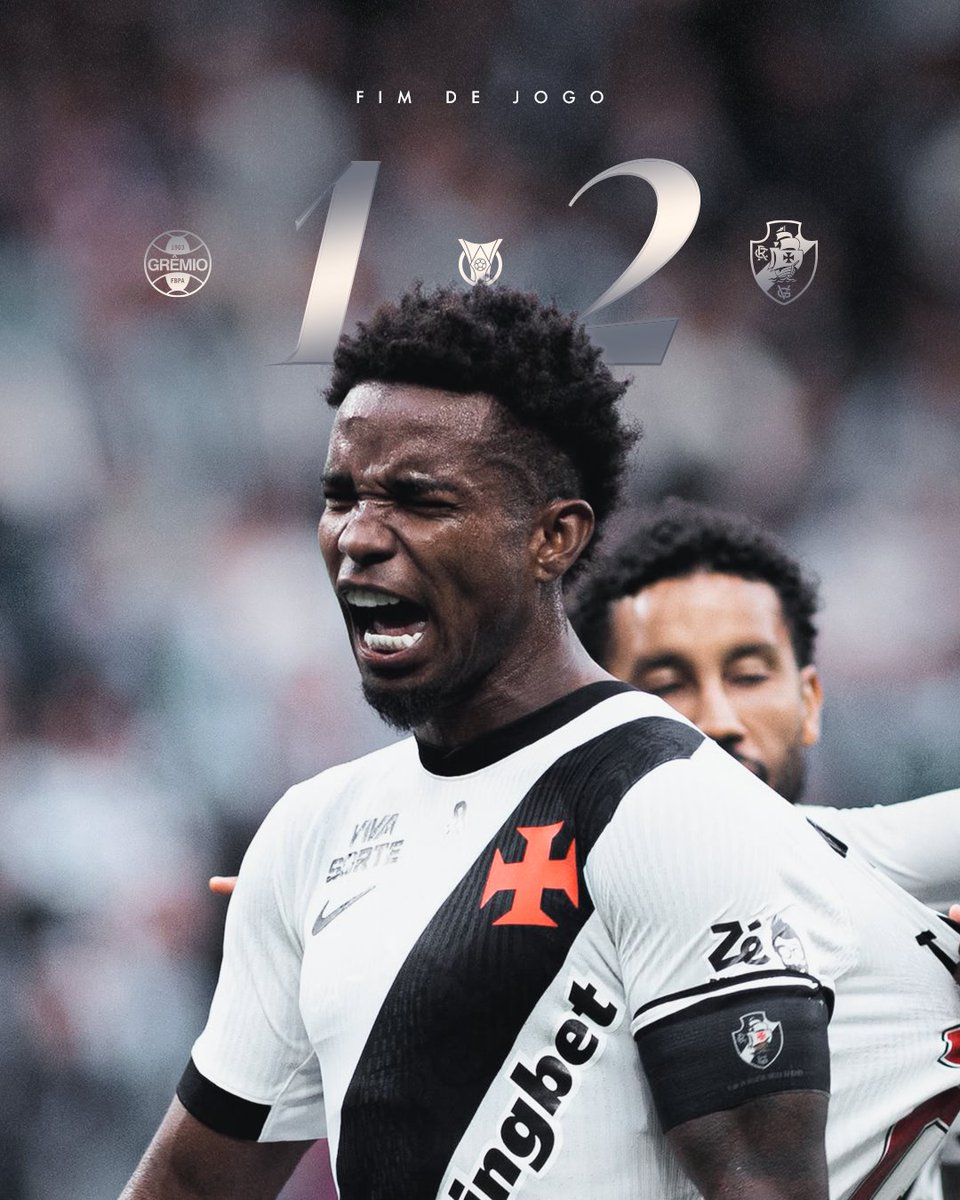 VascodaGama's tweet photo. 𝑶 𝑻𝑰𝑴𝑬 𝑫𝑨 𝑽𝑰𝑹𝑨𝑫𝑨! 𝑶 𝑻𝑰𝑴𝑬 𝑫𝑶 𝑨𝑴𝑶𝑹! 💢

VITÓRIA DO VASCO DA GAMA SOBRE O GRÊMIO EM PORTO ALEGRE!

➕3️⃣ PONTOS NO BRASILEIRÃO. VAMOSSSSS! 🚀

📸: Matheus Lima | #VascoDaGama

#GRExVAS
#Brasileirão2026 https://t.co/OrGATTSow3