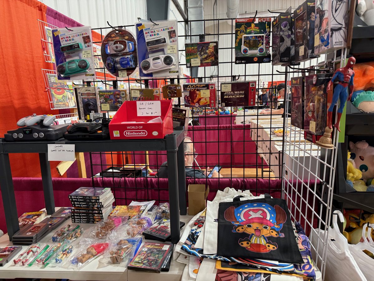 aVideoGameCon's tweet photo. Assemble a squad of favorites! Cartridge Crew brings together video games, toys, plushies, &amp;collectibles in a booth packed with amazing gift ideas. Check out all the great treasures &amp; discoveries at the Vendor Village! #AVGC #VendorVillage #CartridgeCrew #NJ #VideoGames #Toys https://t.co/DVJx2cdDmg