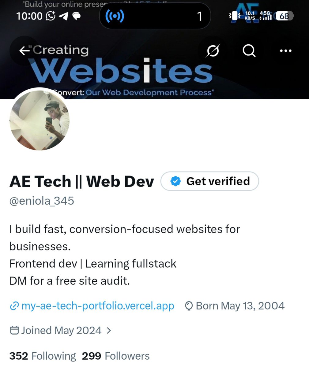 eniola_345's tweet photo. Just one more to 300 https://t.co/pR6yuK5fjk