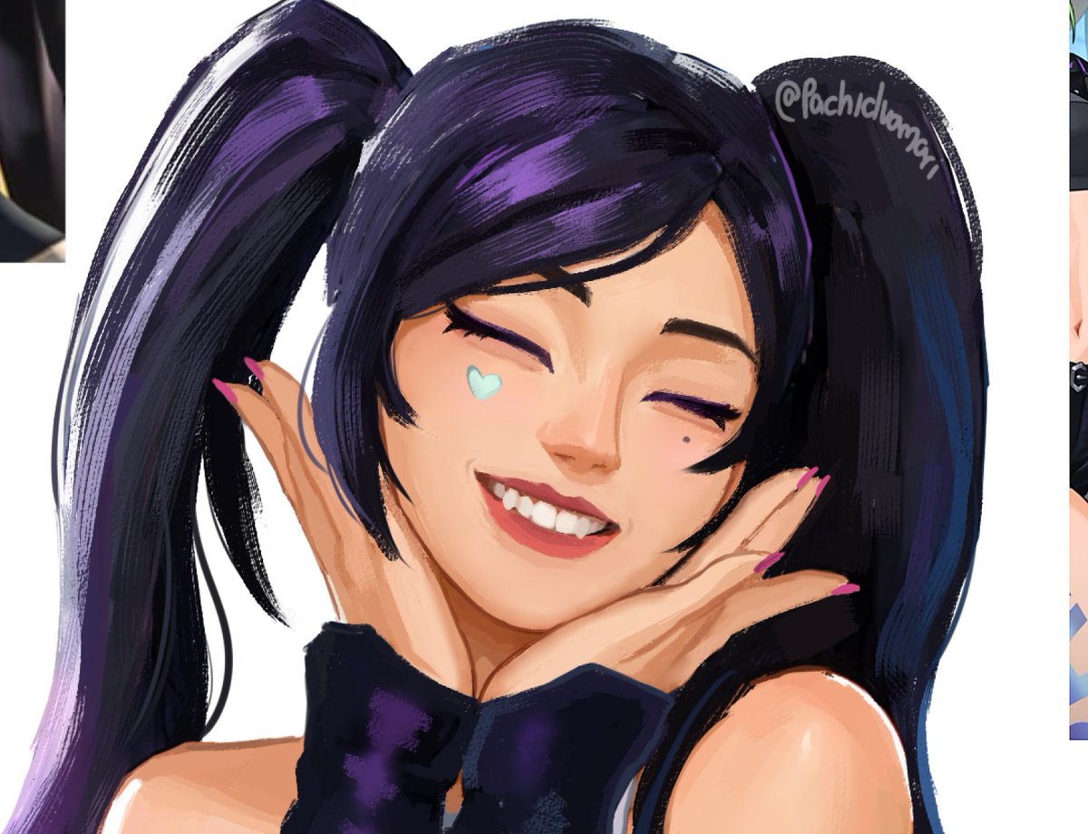 pachidvamari's tweet photo. lesserafim anran wip ^_^ girl you made my night https://t.co/8oMqYL9sPd