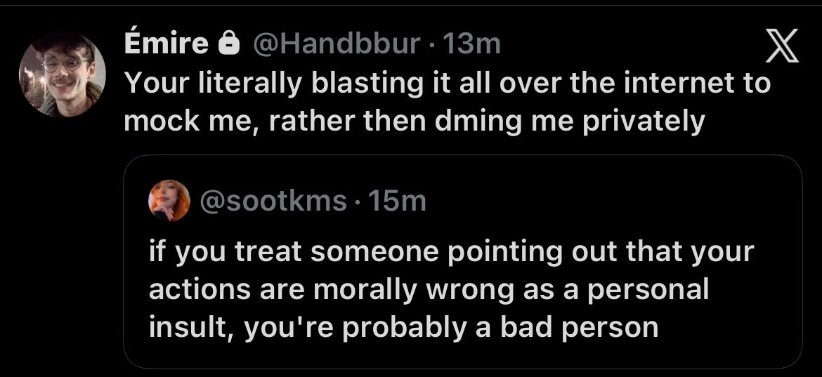 sootkms's tweet photo. this may be shocking to you but having your 'trans inspo' be a man with multiple allegations will get you mocked https://t.co/Pez2xokSwQ